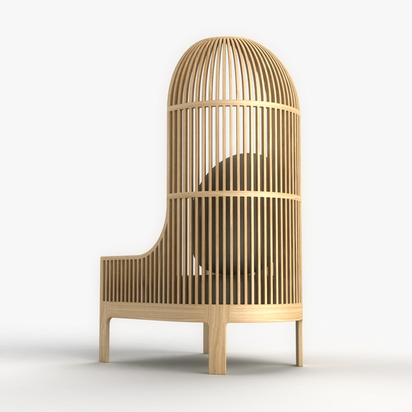 3d nest lounge chair - Nest Lounge Chair by Ausonian